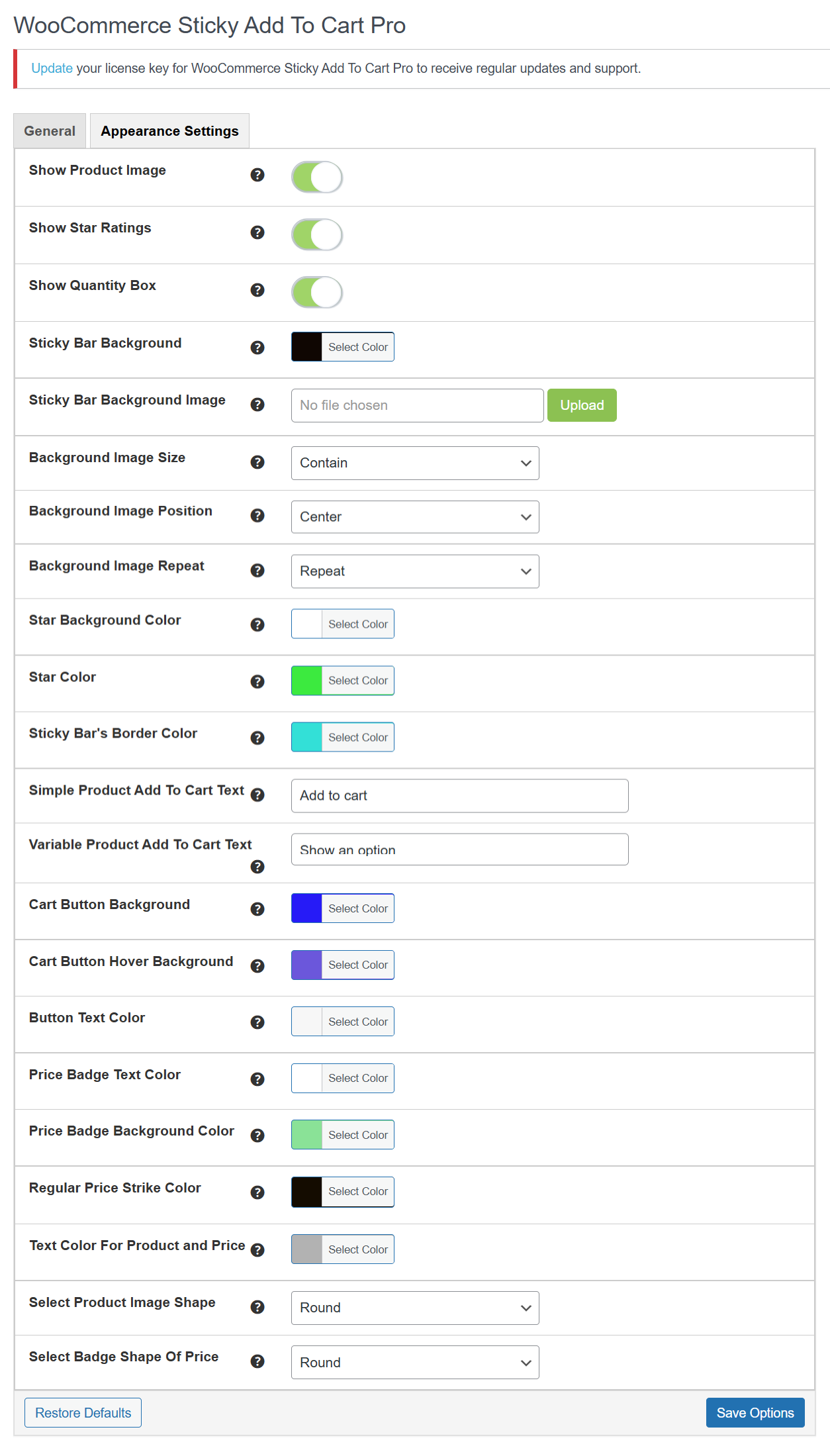 Appearance Settings – docs.magnigenie.com